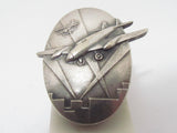 VERY RARE ONE! 1937 PRE WW2 JAPANESE BADGE OSAKA AIR DEFENSE MANEUVERS