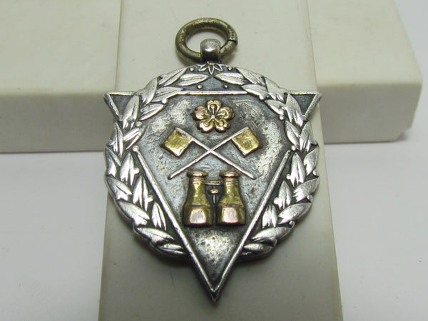 VERY RARE WW2 IMPERIAL JAPANESE NAVY ADVANCED SIGNALS TECHNIQUES GRADUATION BADGE TRAINING WWII NAVAL