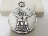 PURE SILVER! 1932 JAPANESE ARMY SPECIAL LARGE MANEUVERS BADGE SHOWA 7