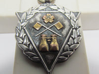 VERY RARE WW2 IMPERIAL JAPANESE NAVY ADVANCED SIGNALS TECHNIQUES GRADUATION BADGE TRAINING WWII NAVAL