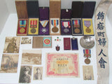 AMAZING JAPANESE MEDAL LOT ~ WW2, PRE, POST WW2 JAPANESE MEDALS, BADGES, ETC.