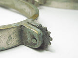 WW2 IMPERIAL JAPANESE ARMY CAVALRY OFFICER'S SPURS BADGE GUARD AWARD WWII HELMET
