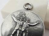PURE SILVER! 1932 JAPANESE ARMY SPECIAL LARGE MANEUVERS BADGE SHOWA 7