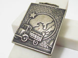 VERY RARE! WW2 IMPERIAL JAPANESE ARMY SHINA JIHEN "ENTERING THE WAR" BADGE JAPAN CHINA INCIDENT WAR