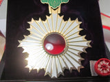 WW2 JAPANESE MEDAL ORDER OF THE RISING SUN 3RD CLASS SILVER GOLD WWII