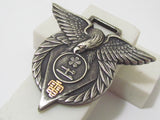VERY RARE 1936 IMPERIAL JAPANESE NAVY COMMUNICATIONS TELEGRAPH GRADUATION BADGE TRAINING WWII NAVAL FOB