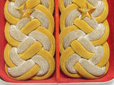WW2 JAPANESE ARMY OFFICER MAJOR EPAULETTES SHOULDER BOARDS JAPAN WWII