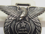 VERY RARE 1936 IMPERIAL JAPANESE NAVY COMMUNICATIONS TELEGRAPH GRADUATION BADGE TRAINING WWII NAVAL FOB