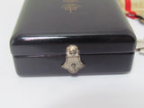 "M"  HALLMARK WW2 JAPANESE AUSPICIOUS CLOUDS MEDAL SILVER IN ORIGINAL CASE