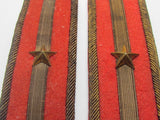 MISMATCHED WW2 JAPANESE ARMY SECOND LIEUTENANT OFFICER SHOULDER BOARDS WWII Epaulette MEDAL BADGE WAR
