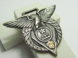VERY RARE 1936 IMPERIAL JAPANESE NAVY COMMUNICATIONS TELEGRAPH GRADUATION BADGE TRAINING WWII NAVAL FOB