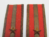 MISMATCHED WW2 JAPANESE ARMY SECOND LIEUTENANT OFFICER SHOULDER BOARDS WWII Epaulette MEDAL BADGE WAR
