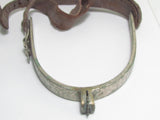 WW2 IMPERIAL JAPANESE ARMY CAVALRY OFFICER'S SPURS BADGE GUARD AWARD WWII HELMET