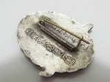 SPECIFIC UNIT BADGE! 1937 PRE WW2 JAPANESE BADGE OSAKA CITY AIR DEFENSE MANEUVERS