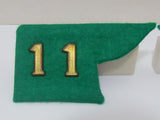 RARE WW2 JAPANESE ARMY COLLAR CAVALRY REGIMENT INSIGNIA JAPAN RIFLE FLAG WWII