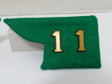 RARE WW2 JAPANESE ARMY COLLAR CAVALRY REGIMENT INSIGNIA JAPAN RIFLE FLAG WWII