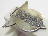 VERY RARE 1936 IMPERIAL JAPANESE NAVY COMMUNICATIONS TELEGRAPH GRADUATION BADGE TRAINING WWII NAVAL FOB