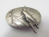 VERY RARE ONE! 1937 PRE WW2 JAPANESE BADGE OSAKA AIR DEFENSE MANEUVERS