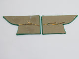 RARE WW2 JAPANESE ARMY COLLAR CAVALRY REGIMENT INSIGNIA JAPAN RIFLE FLAG WWII