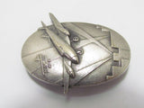 VERY RARE ONE! 1937 PRE WW2 JAPANESE BADGE OSAKA AIR DEFENSE MANEUVERS