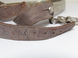 WW2 IMPERIAL JAPANESE ARMY CAVALRY OFFICER'S SPURS BADGE GUARD AWARD WWII HELMET