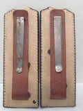 RARE SET! WW2 JAPANESE NAVY ENGINEERING OFFICER SUB-LIEUTENANT SHOULDER BOARDS EPAULETTES JAPAN WWII