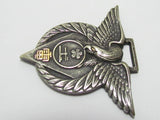 VERY RARE 1936 IMPERIAL JAPANESE NAVY COMMUNICATIONS TELEGRAPH GRADUATION BADGE TRAINING WWII NAVAL FOB