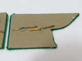 RARE WW2 JAPANESE ARMY COLLAR CAVALRY REGIMENT INSIGNIA JAPAN RIFLE FLAG WWII