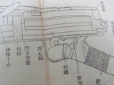 WW2 JAPANESE ARMY MACHINE GUN BOOK TYPE 11 LIGHT BADGE JAPAN MEDAL WWII MG NAVY