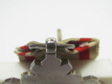 "M"  HALLMARK WW2 JAPANESE AUSPICIOUS CLOUDS MEDAL SILVER IN ORIGINAL CASE