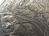1934 PRE WW2 JAPANESE ARMY BADGE ARMY SPECIAL MANEUVERS HOKKAIDO JAPAN