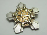 RARE ONE. VERY RARE WW2 JAPANESE BADGE WAR MEDAL IMPERIAL SEAFARER RELIEF ASSOCIATION NAVY SILVER OLD