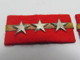 WW2 IMPERIAL JAPANESE ARMY lieutenant COLLAR TAB SET RANK WWII