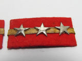 WW2 IMPERIAL JAPANESE ARMY lieutenant COLLAR TAB SET RANK WWII