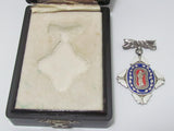 RARE WW2 JAPANESE MEDAL IMPERIAL SILK MERIT SILVER ARMY NAVY BADGE JAPAN WAR WWII