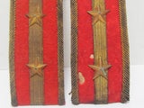 WITH BONUS. WW2 JAPANESE ARMY CAPTAIN OFFICER SHOULDER BOARDS WWII Epaulette MEDAL BADGE WAR