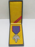 RARE ONE! JAPANESE MEDAL MANCHURIA LAST EMPEROR VISIT SILVER WW2 WWII MANCHUKUO JAPAN