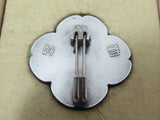 RARE WW2 JAPANESE SILVER  INDUSTRIAL WORKER BADGE GOLDEN KITE WWII