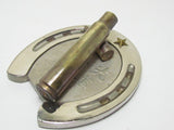 WW2 JAPANESE ARMY PAPERWEIGHT BUNCHIN WWII JAPAN WAR MEDAL IRON RIFLE bullet
