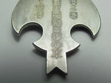 RARE ONE! JAPANESE MEDAL MANCHURIA LAST EMPEROR VISIT SILVER WW2 WWII MANCHUKUO JAPAN