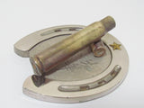 WW2 JAPANESE ARMY PAPERWEIGHT BUNCHIN WWII JAPAN WAR MEDAL IRON RIFLE bullet
