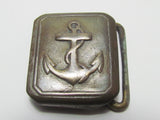WW2 IMPERIAL JAPANESE NAVAL ACADEMY BELT BUCKLE JAPAN BRASS SAILOR MEDAL JAPAN WWII