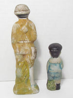 RARE SET OF WW2 JAPANESE ARMY NAVY SAILOR STATUE LOT  WWII