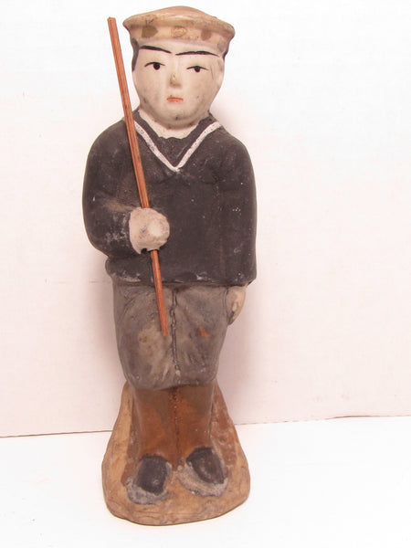 RARE WW2 JAPANESE NAVY SAILOR STATUE  WWII