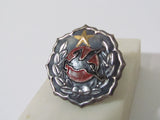 WW2 JAPANESE ARMY HORSE MANAGEMENT INSIGNIA UNIT JAPAN CAP BADGE