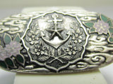 RARE WW2 JAPANESE OBIDOME PATRIOTIC WOMENS ASSOCIATION WW2 BADGE Medal KIMONO JAPAN