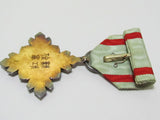 7TH CLASS!!! WW2 JAPANESE AUSPICIOUS CLOUDS MEDAL SILVER IN ORIGINAL CASE