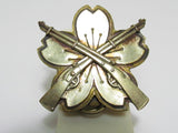 THICK HINGE! WW2 JAPANESE ARMY PROFICIENCY BADGE 2ND RIFLE SHOOTING MARKSMANSHIP MEDAL WWII