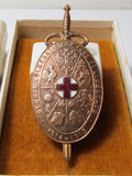 RARE WW1 TREATY OF VERSAILLES BADGE GIVEN TO JAPANESE RED CROSS REPRESENTATIVES