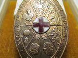 RARE WW1 TREATY OF VERSAILLES BADGE GIVEN TO JAPANESE RED CROSS REPRESENTATIVES